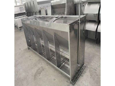 养猪场不锈钢单双面食槽规格可定制图3