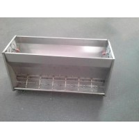 养猪场不锈钢单双面食槽规格可定制