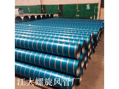 镀锌螺旋风管304不锈钢风管耐高温排烟通风管道图4