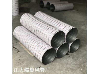 镀锌螺旋风管304不锈钢风管耐高温排烟通风管道图5