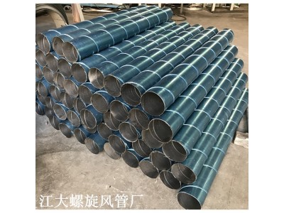 厂家直销环保除尘管道、不锈钢螺旋风管白铁管道图3