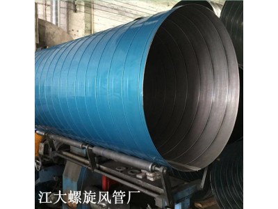厂家直销环保除尘管道、不锈钢螺旋风管白铁管道图4