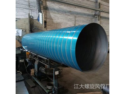 工厂不锈钢螺旋风管环保排烟管消防除尘排风管镀锌白铁皮通风管道