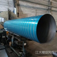工厂不锈钢螺旋风管环保排烟管消防除尘排风管镀锌白铁皮通风管道
