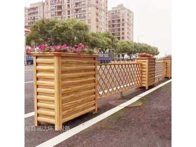 献县瑞达户外景观防腐木花箱厂家批发定制图3