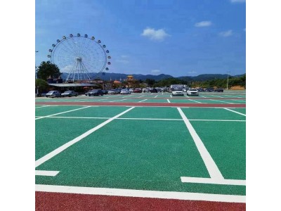 巴中市 透水混凝土路面  彩色透水地坪 透水砼