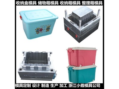 储物盒注塑模具 聚碳酸酯工具箱注塑模具 PE收纳箱注塑模具图3