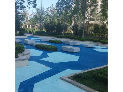 安顺市 彩色透水混凝土材料 彩色透水地坪