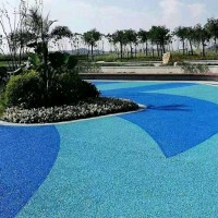 重庆市 透水混凝土 透水砼 彩色透水