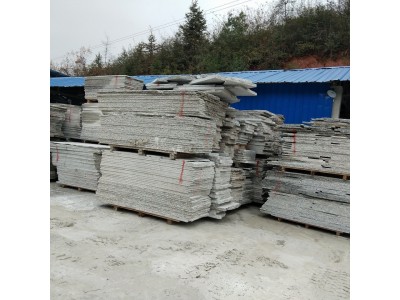 湖南芝麻白火烧板 园林景观地铺石材价格 白麻石材荔枝面图2