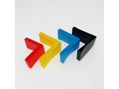 角铁胶套，角铁脚套，塑料角胶，三角铁脚套图2