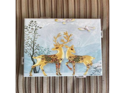 彩绘打印铝单板定制,内外幕墙装饰,包柱弧形UV背景墙雕刻铝板图3