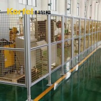 机械手铝型材防护栏车间仓库铝合金围栏设备工业围栏