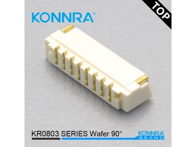 康瑞KR0803无耳替代JST用胶壳线对板针座卧式连接件单排图3