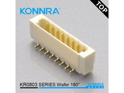 康瑞KR0803无耳替代JST用胶壳线对板针座卧式连接件单排图4