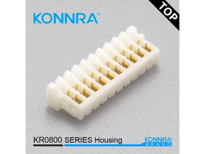 刺破式连接器0.8mm间距线对板连接件家用电器仿JST接插件图2