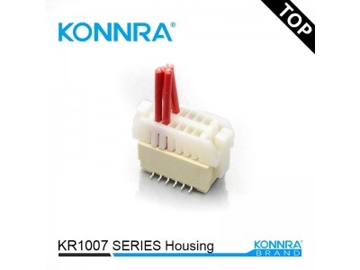 KR1007双排SMT带锁贴板对线接插件仿JST贯通式端子排图2