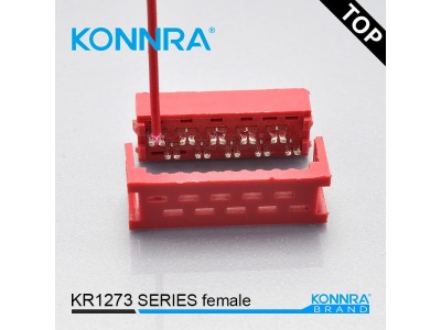 康瑞KR1273双排SMT胶壳连接器供应AMP接线端子图2