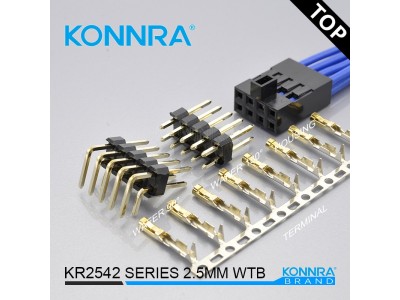 莫仕汽车线束连接器康瑞KR2542双排连接件跑步机接插件