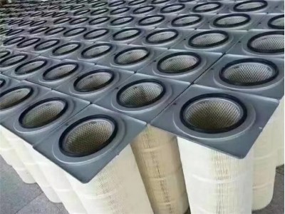 车间焊烟除尘滤芯/防火阻燃除尘滤网/工业聚酯纤维覆膜滤筒图2