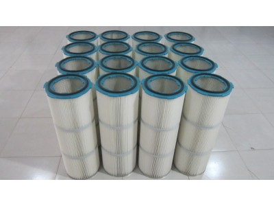 车间焊烟除尘滤芯/防火阻燃除尘滤网/工业聚酯纤维覆膜滤筒图4