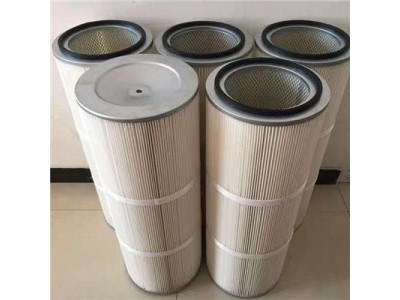 工业圆柱形粉尘滤筒 集尘设备过滤元件聚酯纤维覆膜除尘滤芯图2