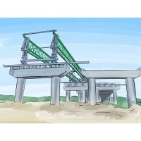 湖北鄂州架桥机出租260吨双导梁架桥机