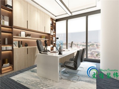 广州办公室设计公司文佳装饰南洋办公室装修设计案例图2