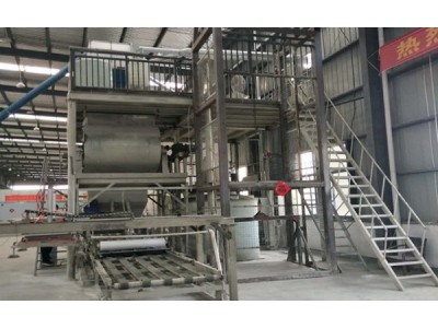 防火门芯板生产设备，防火板生产线，菱镁防火保温板设备图3