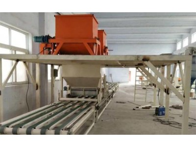 防火门芯板生产设备，防火板生产线，菱镁防火保温板设备图4