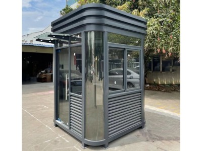 工厂供应钢结构岗亭 户外门卫岗亭 成品移动治安岗亭图3