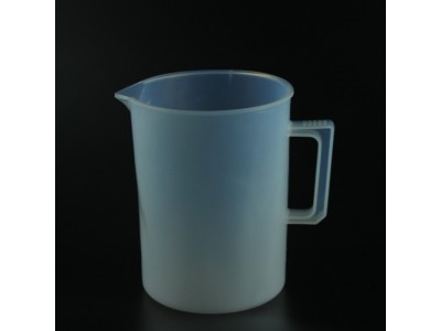 特氟龙塑料烧杯PFA带把手2L烧杯痕量分析实验使用
