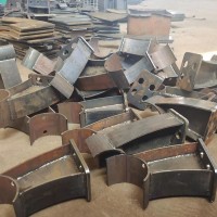 公路防撞牛角扶手 公路建筑桥梁工程用 立交桥钢板护栏支架