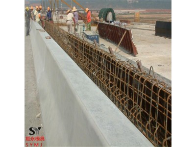 预制水泥墩钢模具 新泽西护栏模板 现场浇筑图3