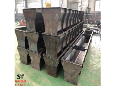 预制水泥墩钢模具 新泽西护栏模板 现场浇筑图4