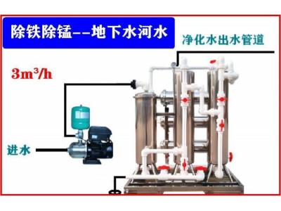 舒得除铁除锰净水器不锈钢除铁除锰净水设备地下水除铁除锰净水器图3