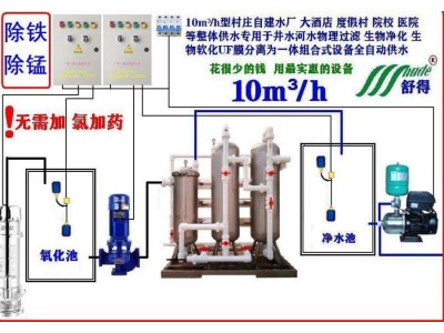 舒得除铁除锰净水器不锈钢除铁除锰净水设备地下水除铁除锰净水器图5