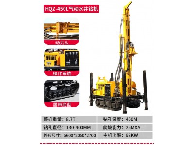 动打井机 轮式打井设备钻井机 地热钻井机图2