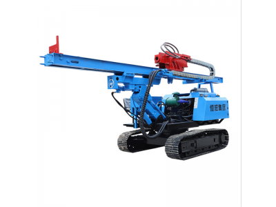 滑移打桩机履带伸缩打桩机 动打桩钻孔一体机图2