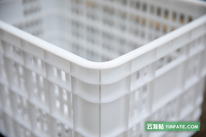 重庆白色加厚西红柿筐赛普塑胶筐厂家直销