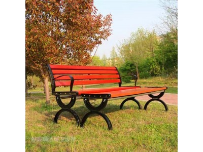 献县瑞达户外休闲实木公园座椅厂家定制批发