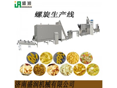 盛润机械双螺杆螺旋意大利面设备 通心粉生 产设备