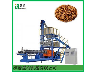 大型狗粮生产线盛润狗粮生产设备 TSE120双螺杆膨化主机图2