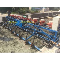 工程路面三滚轴摊铺机水泥路滚轴式平铺机长度可调节的铺平机