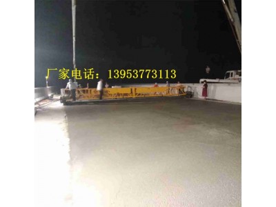 工程路面三滚轴摊铺机水泥路滚轴式平铺机长度可调节的铺平机图3