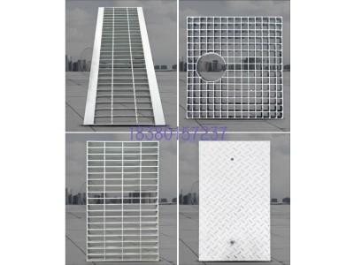 热镀锌钢格板平台踏步网格板马道镀锌钢格栅排水沟盖板防滑格栅板图2