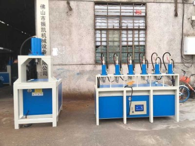 振凯不锈钢管打孔机 护栏扶手圆管切弧机图2