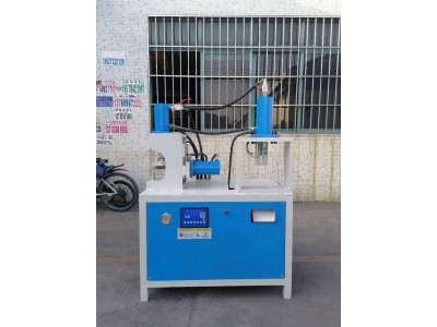 振凯80缸冲孔切角组合机 圆管90度直角冲床图4