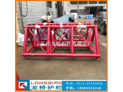 吴江学校单位门口防撞护栏 M型防冲撞隔离栏 龙桥订制图2