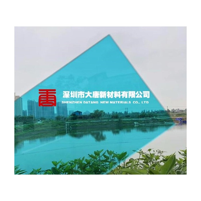 惠城区4MM耐力板_湖蓝草绿透明_雨棚阳光板厂家